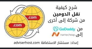 نقل الدومين من شركة إلى أخرى